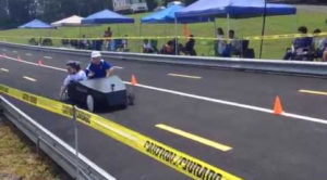 Children racing Soap Box in Culpeper, Virginia